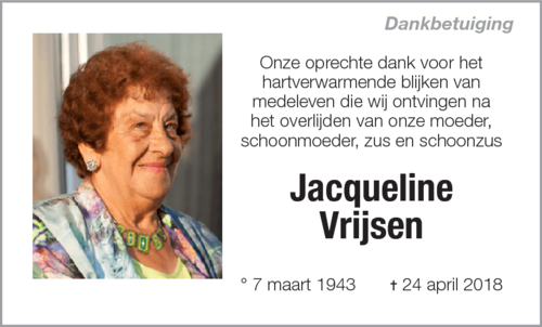 Jacqueline Vrijsen