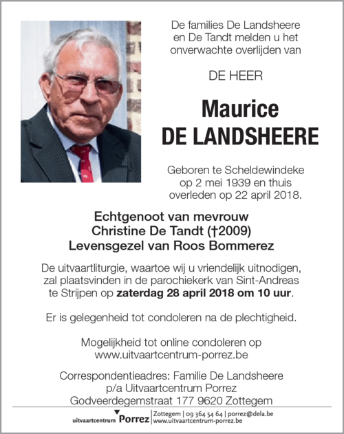 Maurice De Landsheere
