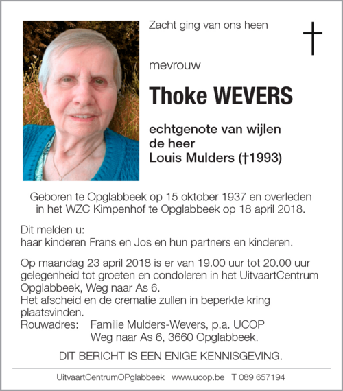 Thoke Wevers