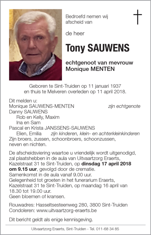 Tony Sauwens