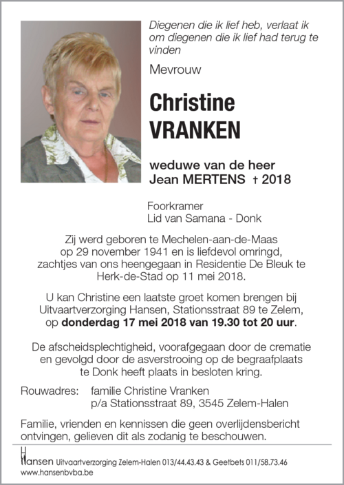 Christine VRANKEN