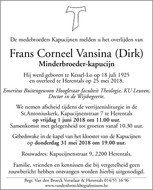 Frans Corneel Vansina
