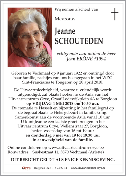 Jeanne Schouteden