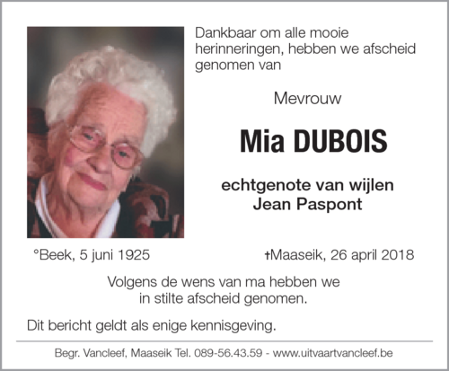 Maria Dubois