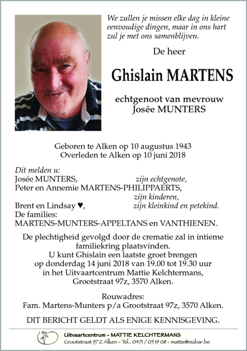 Ghislain MARTENS