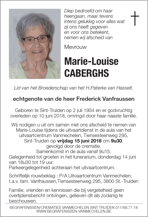 Marie-Louise Caberghs