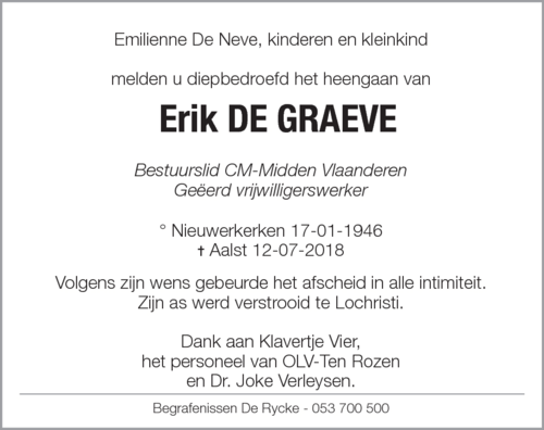 Erik De Graeve