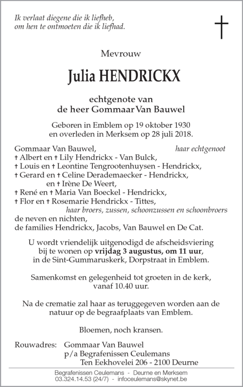 Julia Hendrickx