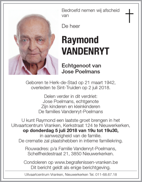 Raymond Vandenryt