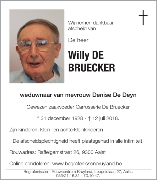 Willy De Bruecker