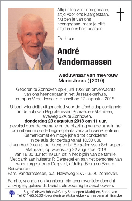 André Vandermaesen
