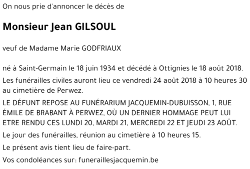 Jean GILSOUL
