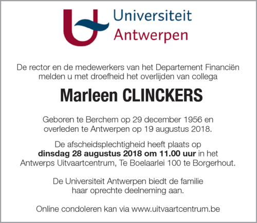 Marleen Clinckers