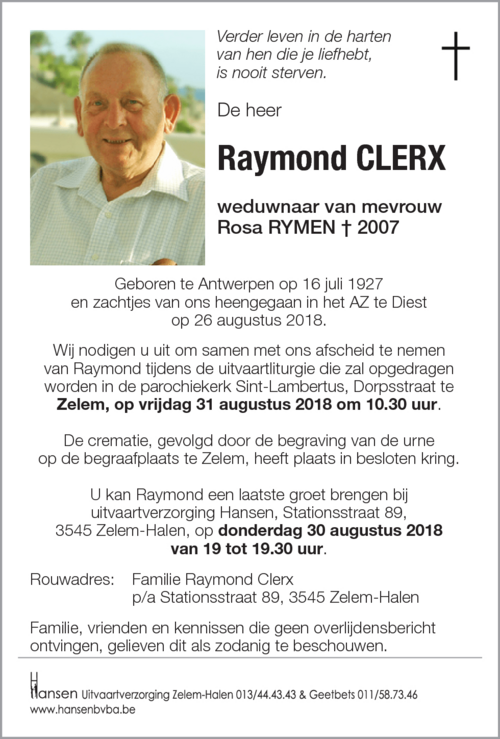 Raymond CLERX