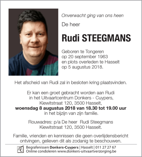 Rudi Steegmans