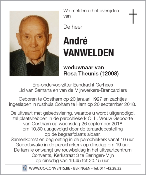 André Vanwelden