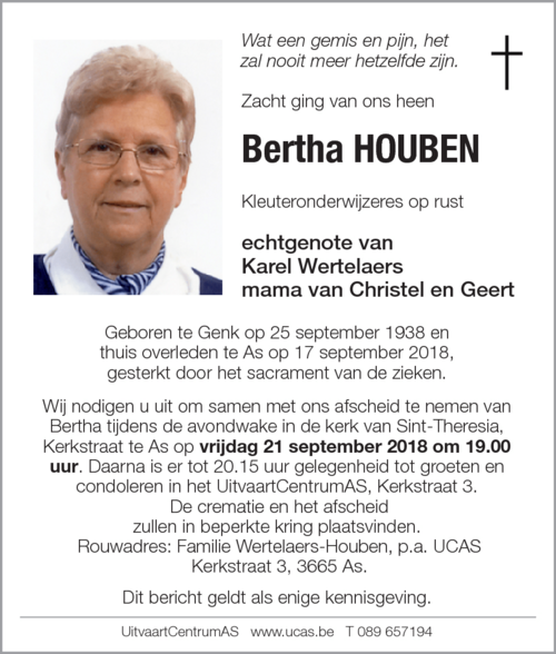 Bertha Houben