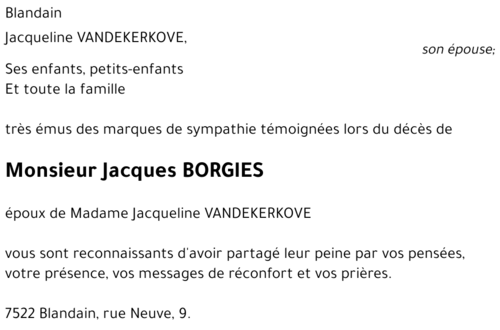 Jacques BORGIES
