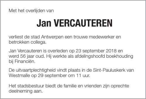 Jan Vercauteren