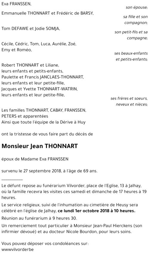 Jean THONNART