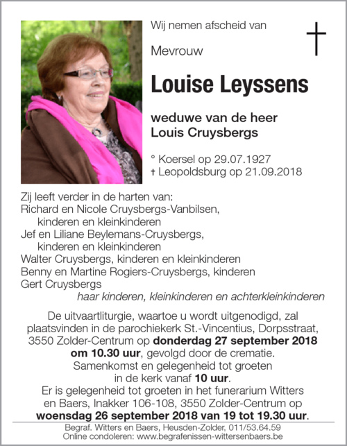 Louise Leyssens
