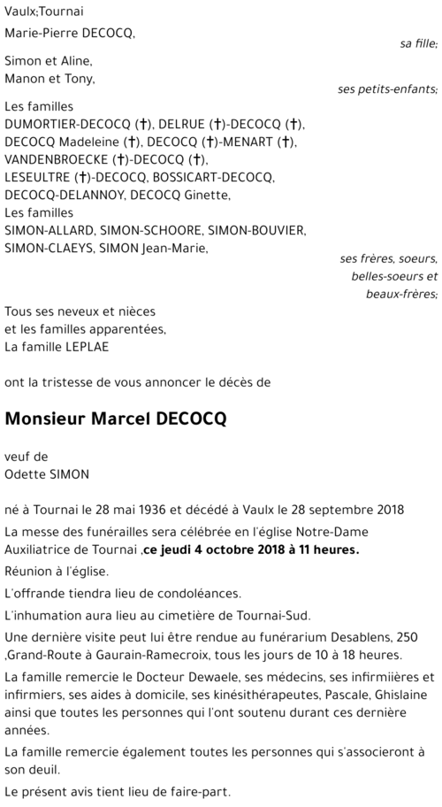 Marcel DECOCQ