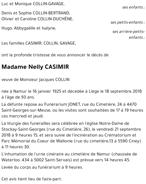 Nelly CASIMIR