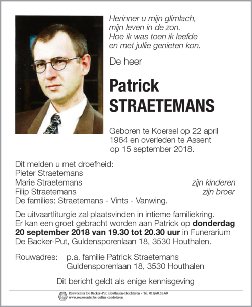 Patrick Straetemans