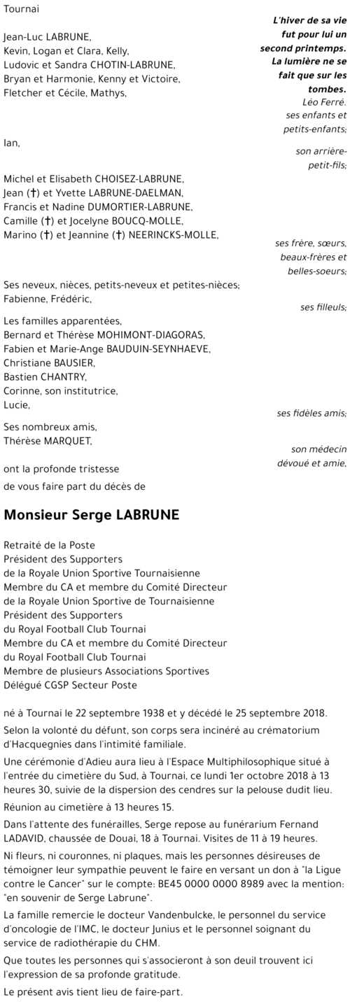 Serge LABRUNE