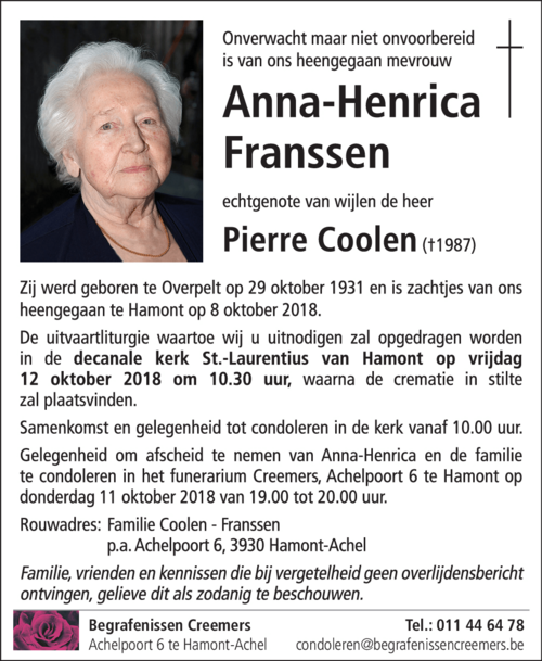 Anna-Henrica Franssen