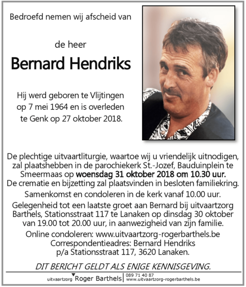Bernard Hendriks