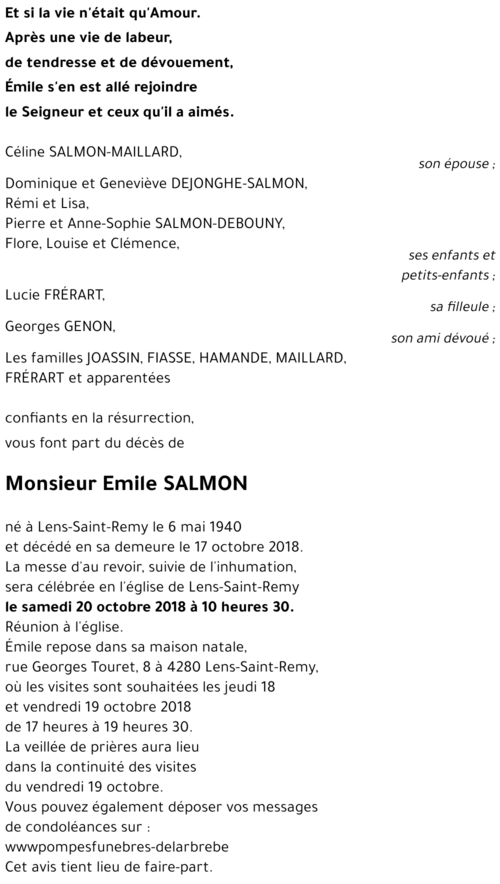 Emile Salmon