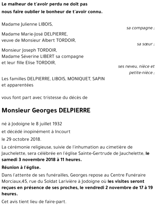 Georges DELPIERRE