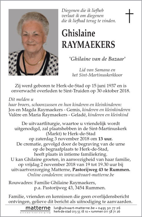 Ghislaine Raymaekers