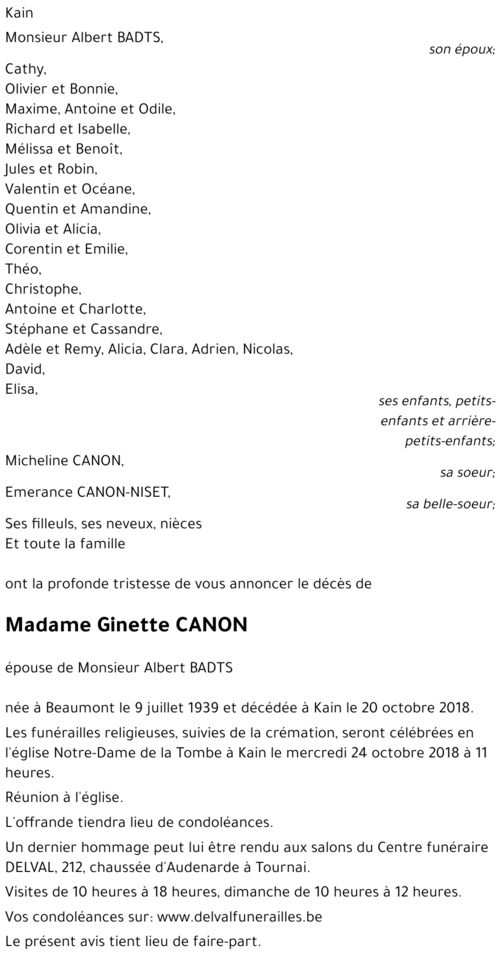 Ginette CANON
