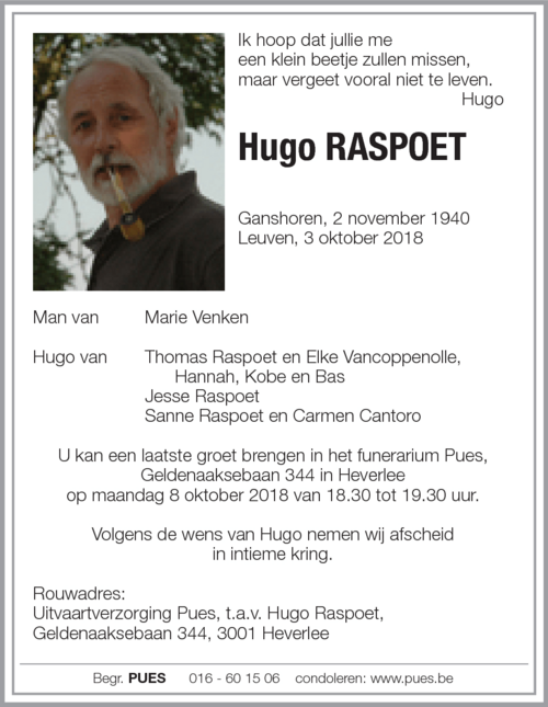 Hugo Raspoet