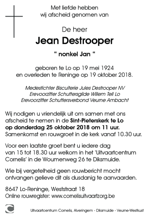 Jean Destrooper