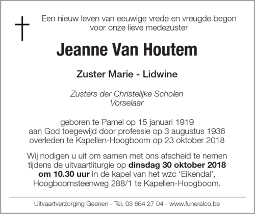 Jeanne Van Houtem