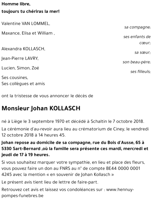 Johan KOLLASCH
