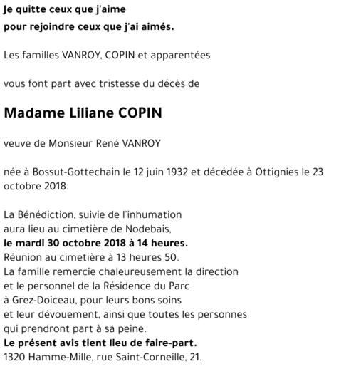 Liliane COPIN