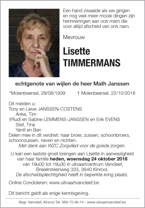 Lisette Timmermans