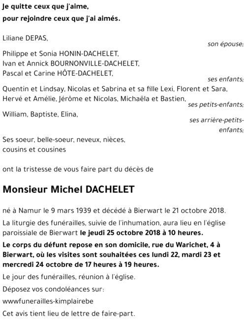 Michel DACHELET
