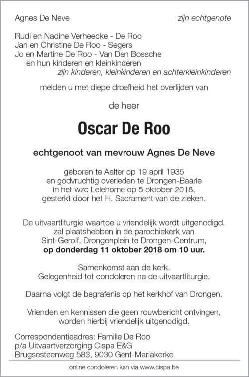 Oscar De Roo