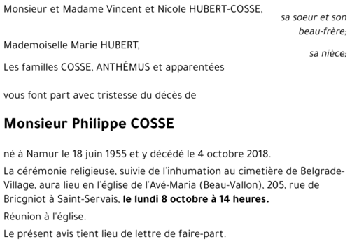 Philippe COSSE