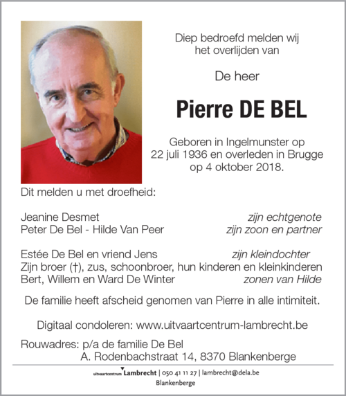 Pierre De Bel
