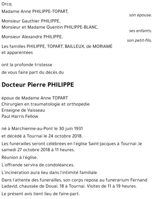 Pierre PHILIPPE