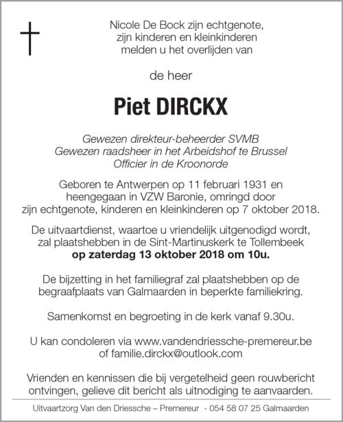 Piet Dirckx
