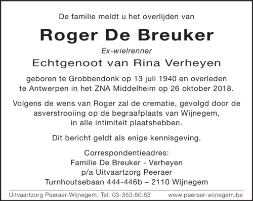 Roger De Breuker