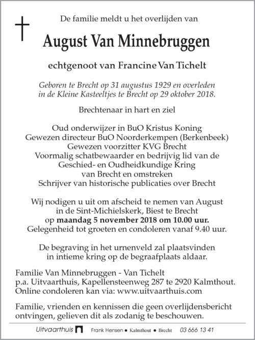August Van Minnebruggen
