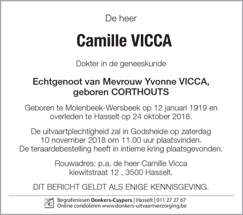 Camille VICCA